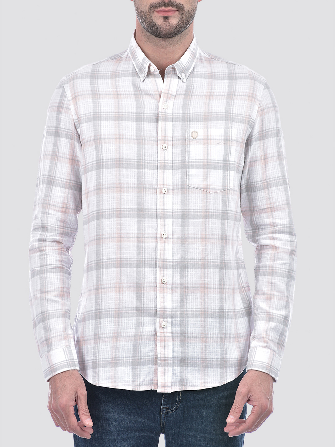 Numero Uno Men Classic Checkered Shirt